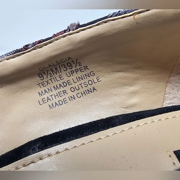 G.I.L.I. Alecia Women's High Heels Size 9.5 Multicolor Embroidered Pointed Toe - Picture 11 of 15